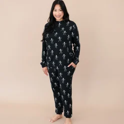 Kyte Baby Women's Jogger Pajama Set in Skeleton Best