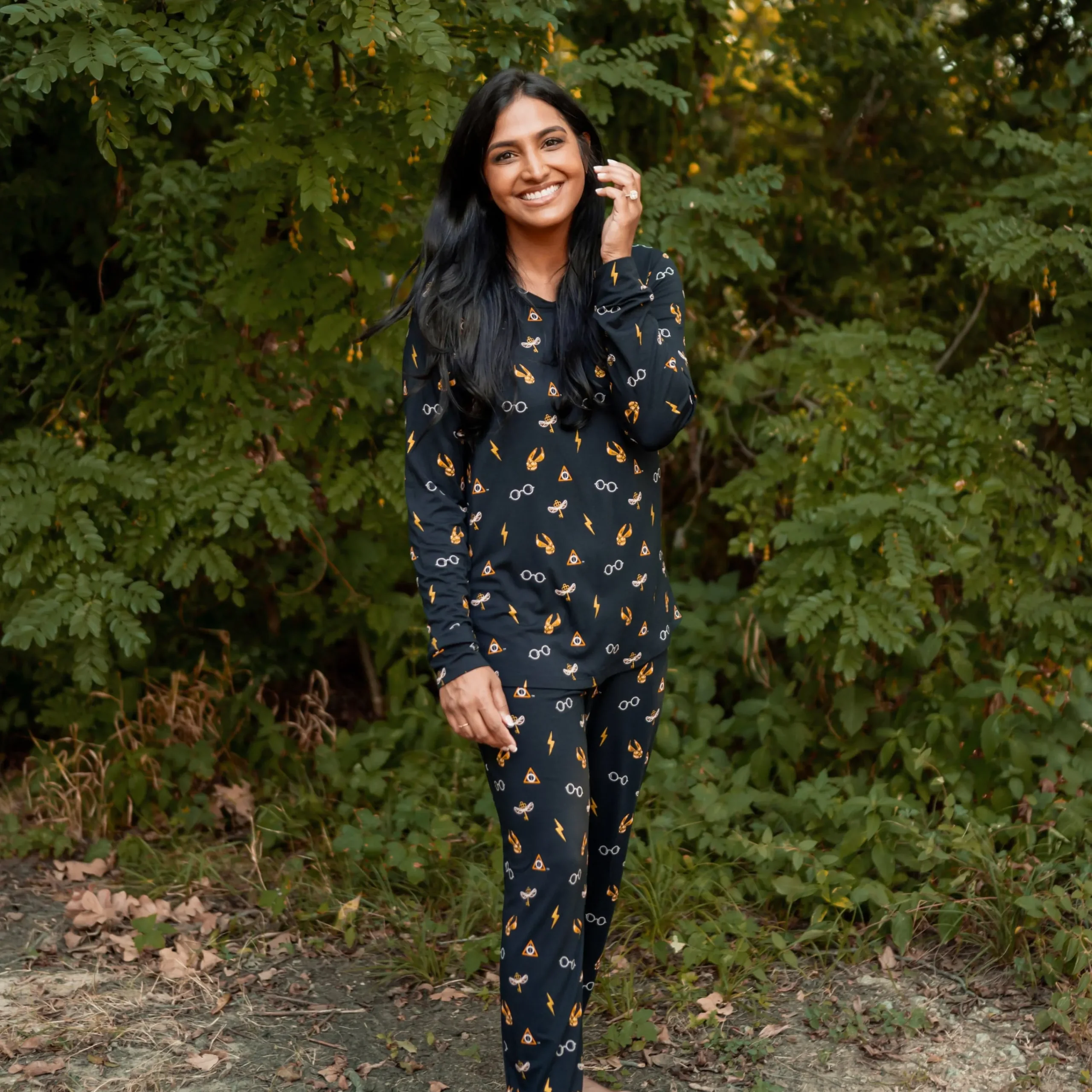 Kyte Baby Women's Jogger Pajama Set in Midnight Icon
