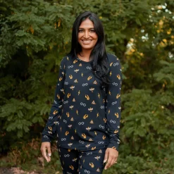 Kyte Baby Women's Jogger Pajama Set in Midnight Icon