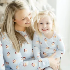 Kyte Baby Women's Jogger Pajama Set in Vintage Santa Sale
