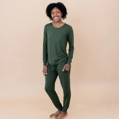 Kyte Baby Women's Jogger Pajama Set in Fir