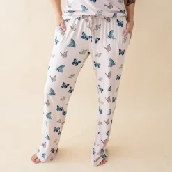 Kyte Baby Women's Lounge Pants in Blush Butterfly Online