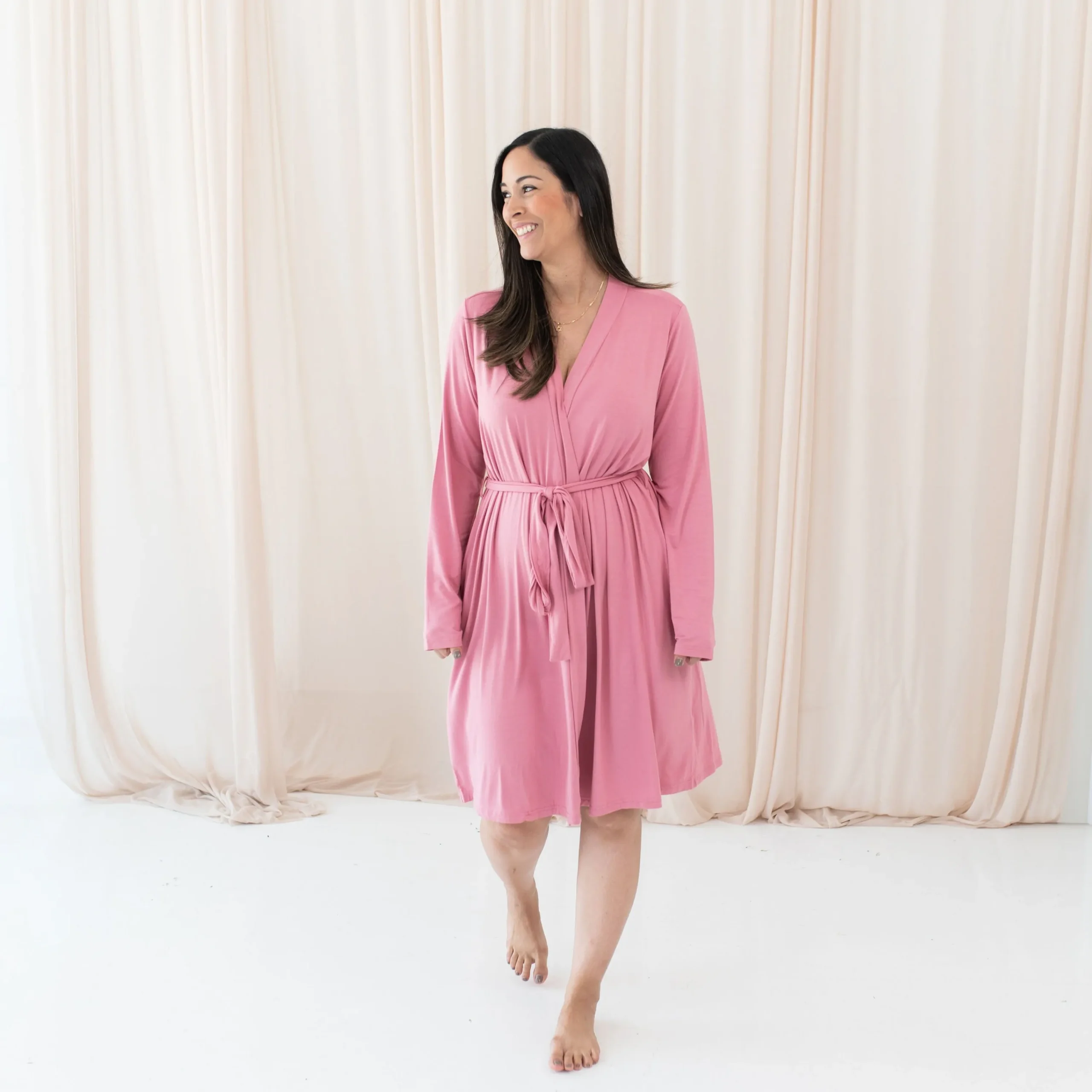 Kyte Baby Women’s Lounge Robe in Apple Blossom Discount