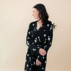 Kyte Baby Women’s Lounge Robe in Big Midnight Magnolia Online