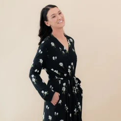 Kyte Baby Women’s Lounge Robe in Big Midnight Magnolia Online