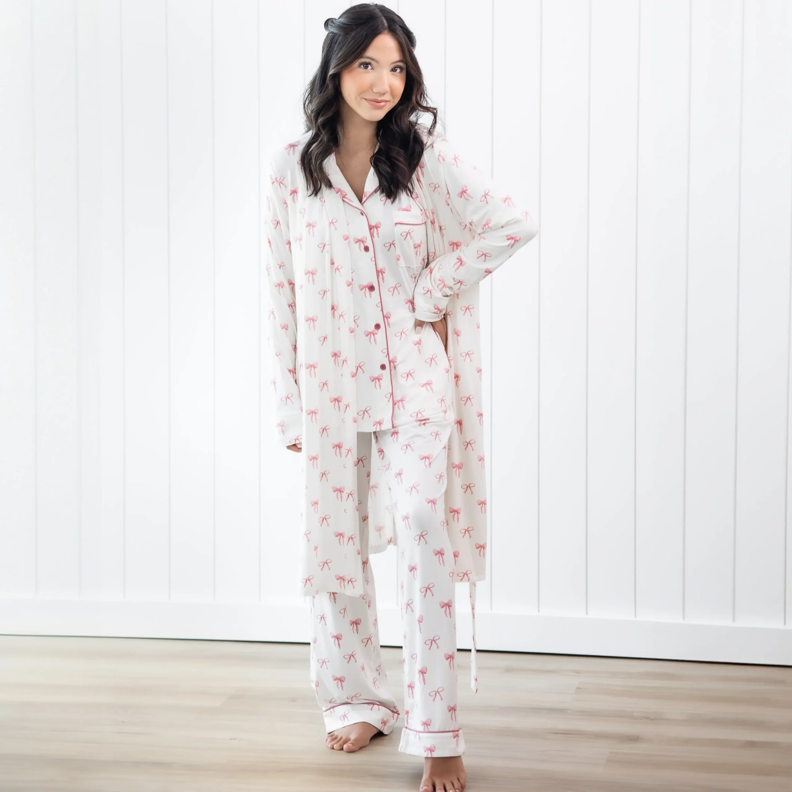 Kyte Baby Women’s Lounge Robe in Bow