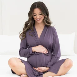 Kyte Baby Women’s Lounge Robe in Currant Hot