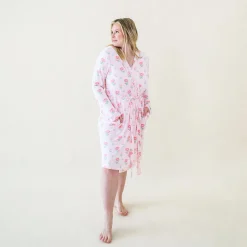 Kyte Baby Women's Lounge Robe in Sakura Peony Outlet