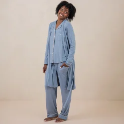Kyte Baby Women's Lounge Robe in Slate Best