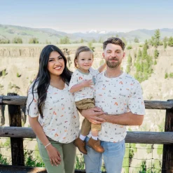 Kyte Baby Women's Relaxed Fit V-Neck in Road Trip