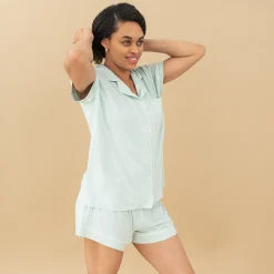 Kyte Baby Women's Short Sleeve Pajama Set in Dew Discount
