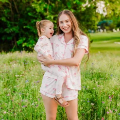 Kyte Baby Women's Short Sleeve Pajama Set in Sakura Peony Online