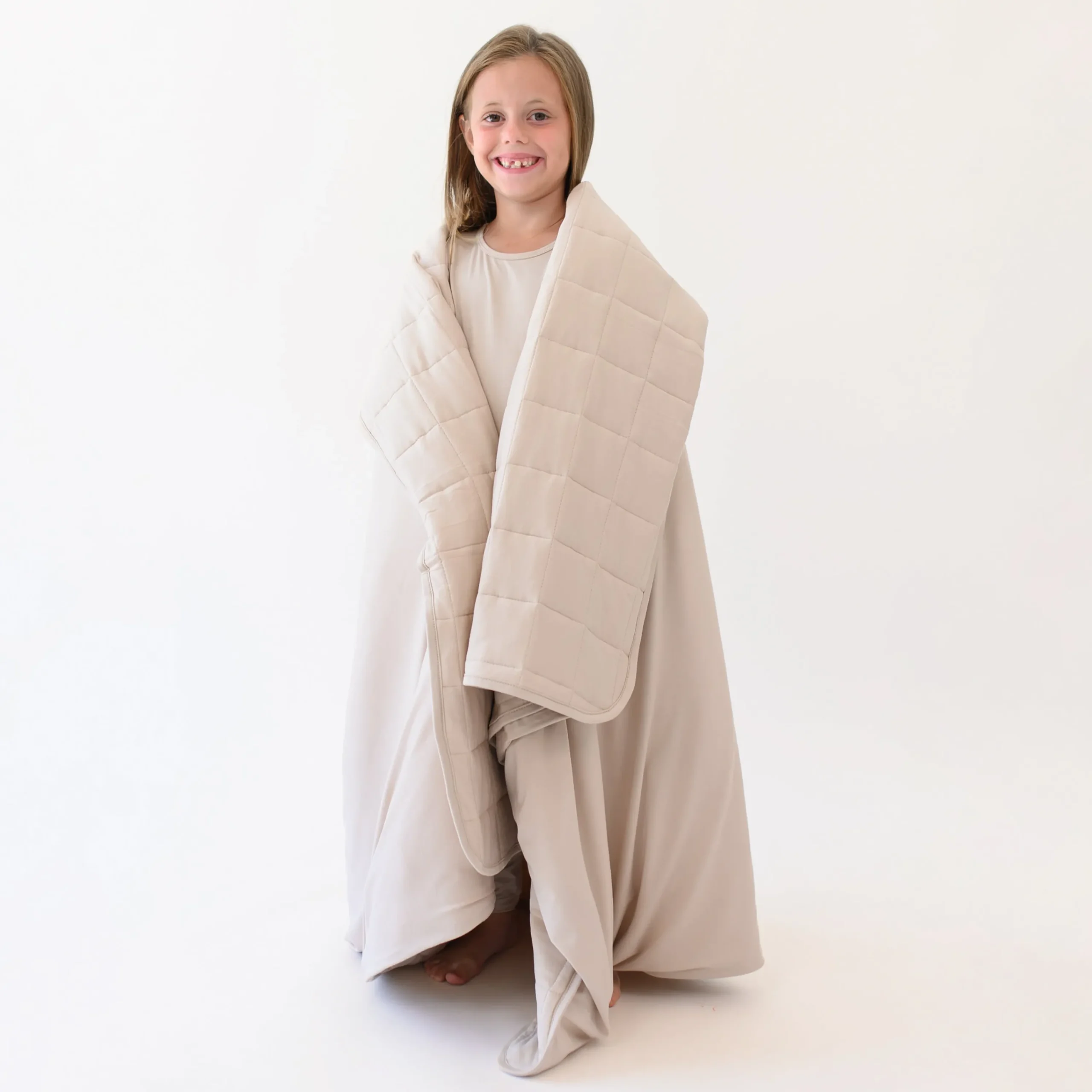 Kyte Baby Youth Blanket in 2.5 Bisque New