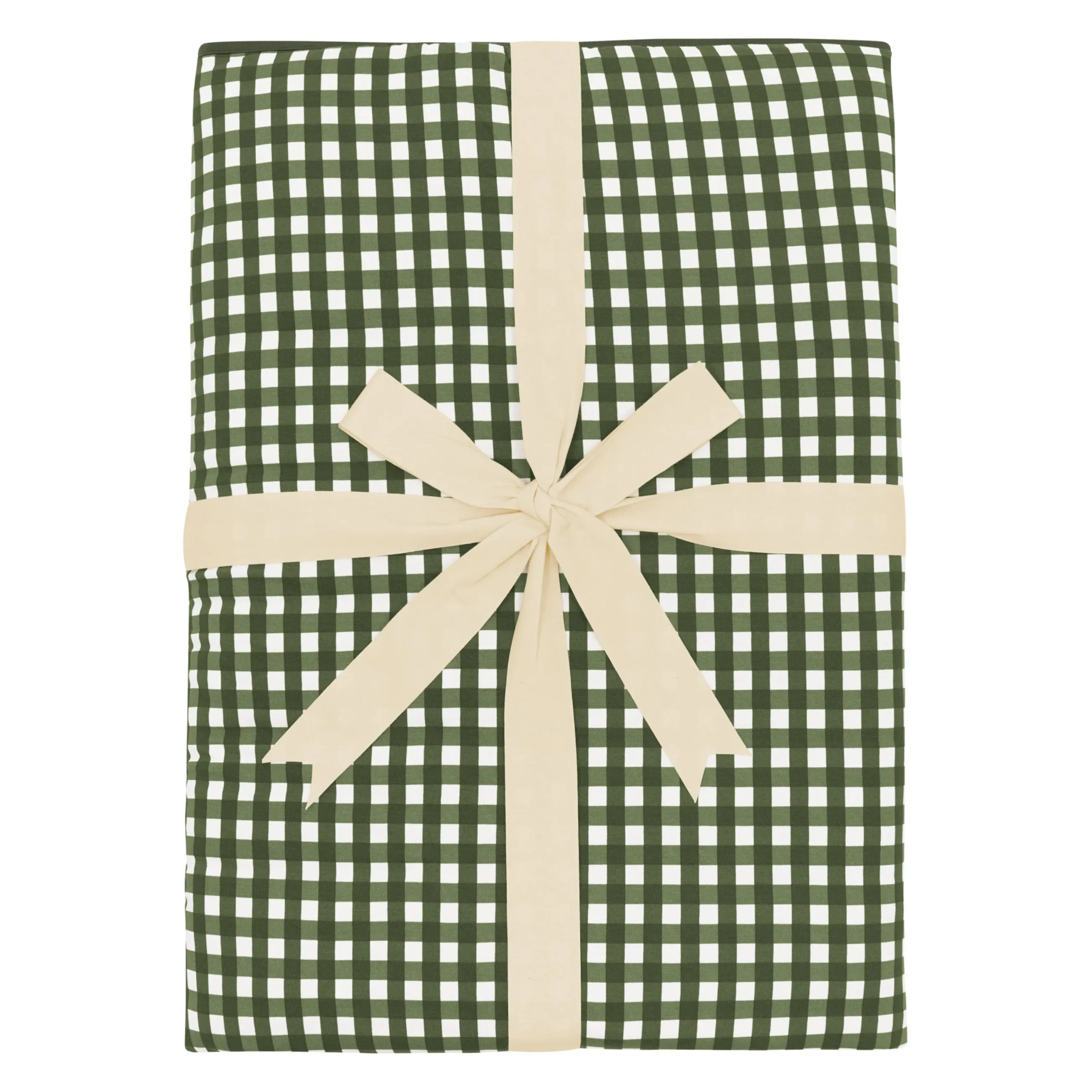 Kyte Baby Youth Blanket in 2.5 Gingham Fir New