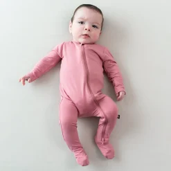 Kyte Baby Zippered Footie in Apple Blossom Sale