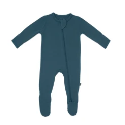 Kyte Baby Zippered Footie in Atlantic Best