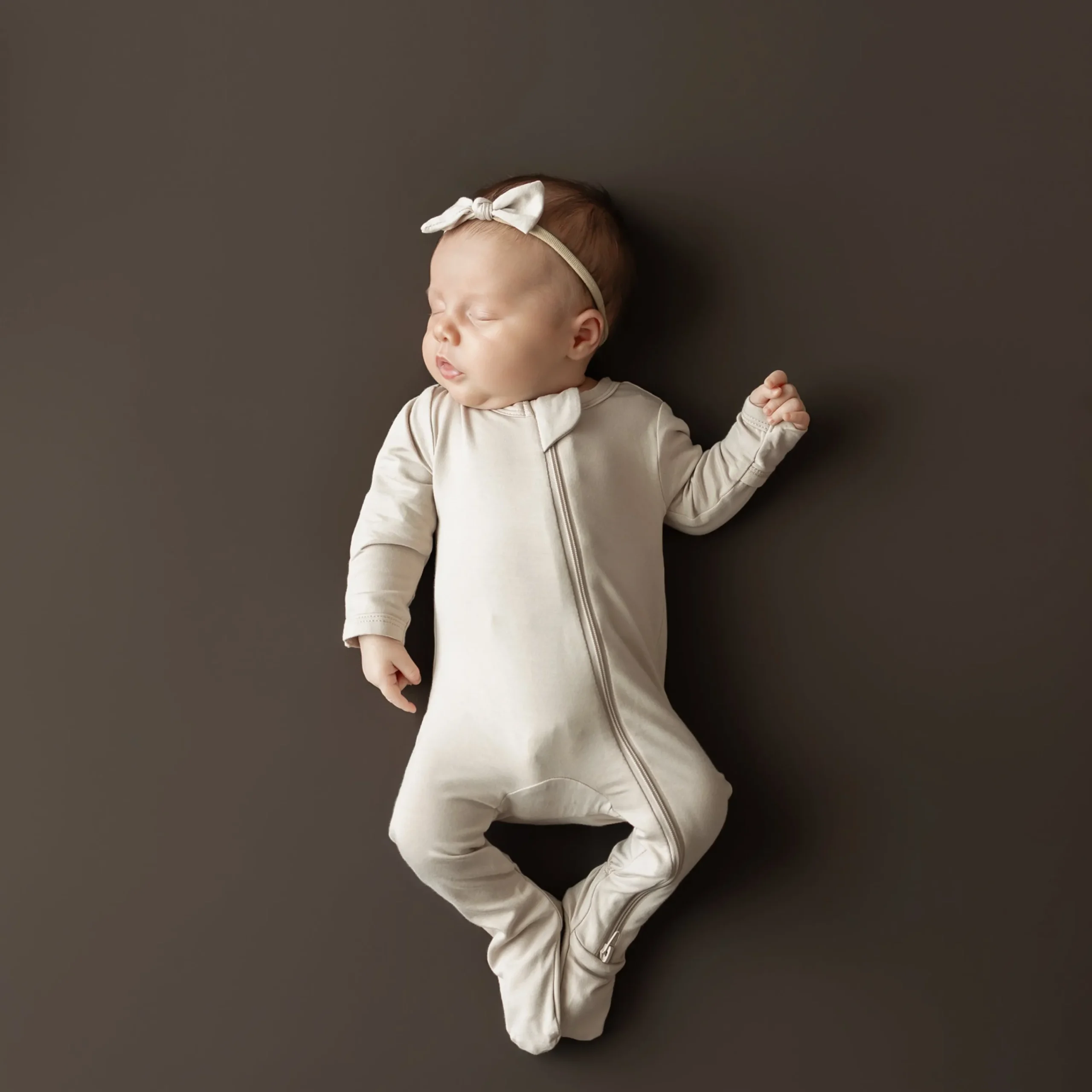Kyte Baby Zippered Footie in Bisque Online