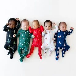 Kyte Baby Zippered Footie in Candy Cane Online