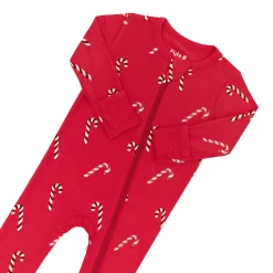 Kyte Baby Zippered Footie in Candy Cane Online