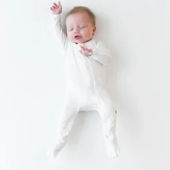 Kyte Baby Zippered Footie in Cloud Clearance