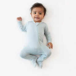 Kyte Baby Zippered Footie in Fog Best