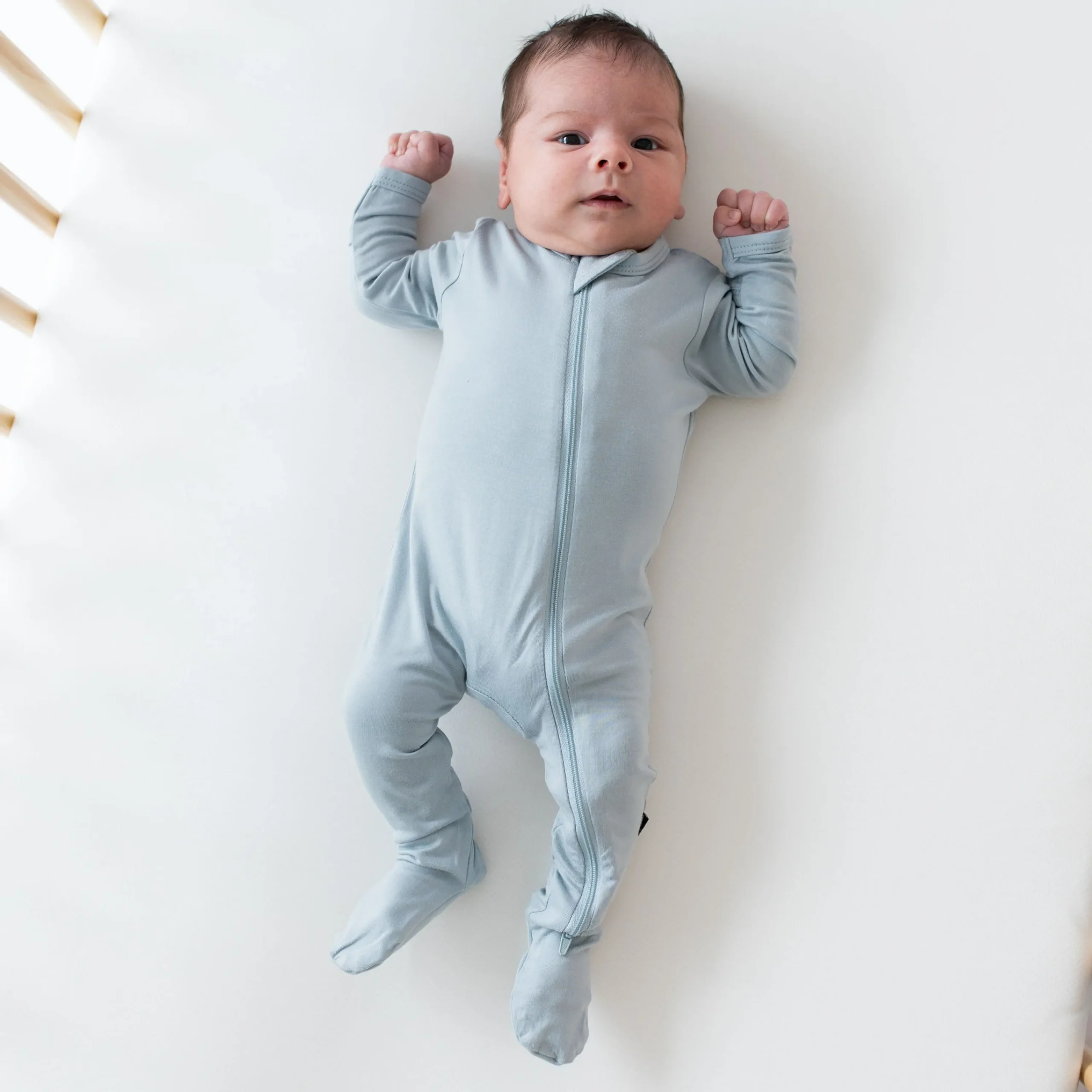 Kyte Baby Zippered Footie in Fog Best
