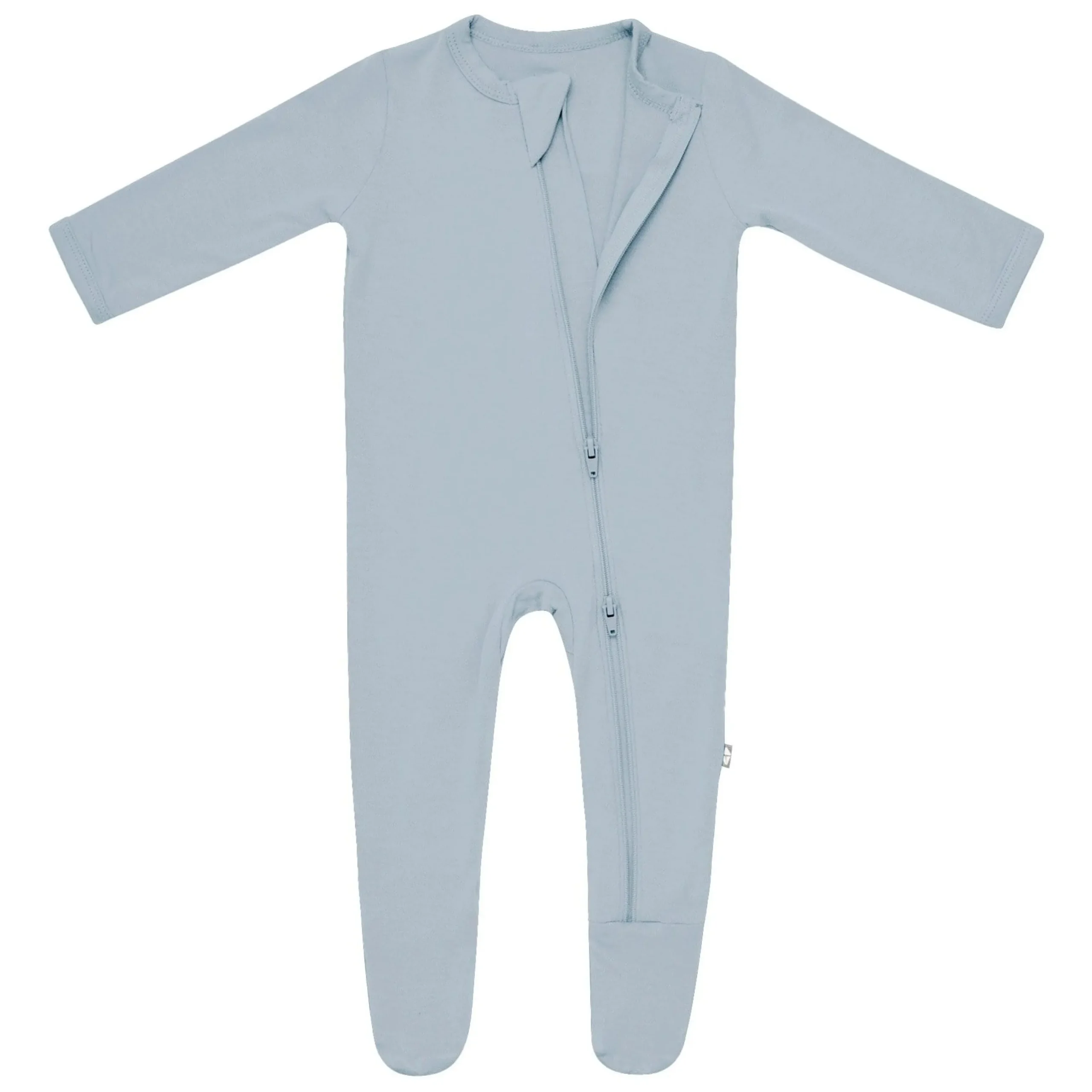 Kyte Baby Zippered Footie in Fog Best