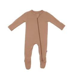 Kyte Baby Zippered Footie in Latte Best