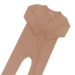 Kyte Baby Zippered Footie in Latte Best