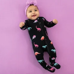 Kyte Baby Zippered Footie in Midnight Roar Hot