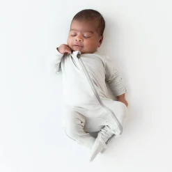 Kyte Baby Zippered Footie in Oat Hot