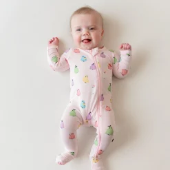 Kyte Baby Zippered Footie in Pastel Ghost Online