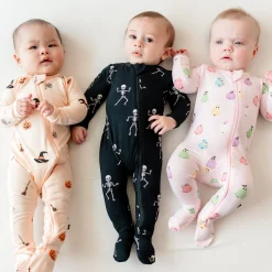 Kyte Baby Zippered Footie in Pastel Ghost Online