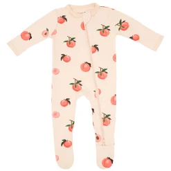 Kyte Baby Zippered Footie in Peach Best