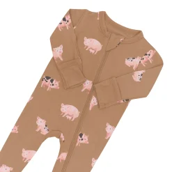 Kyte Baby Zippered Footie in Pig Clearance