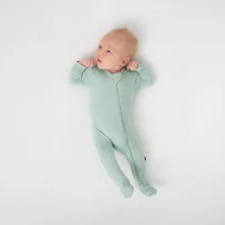 Kyte Baby Zippered Footie in Sage Sale