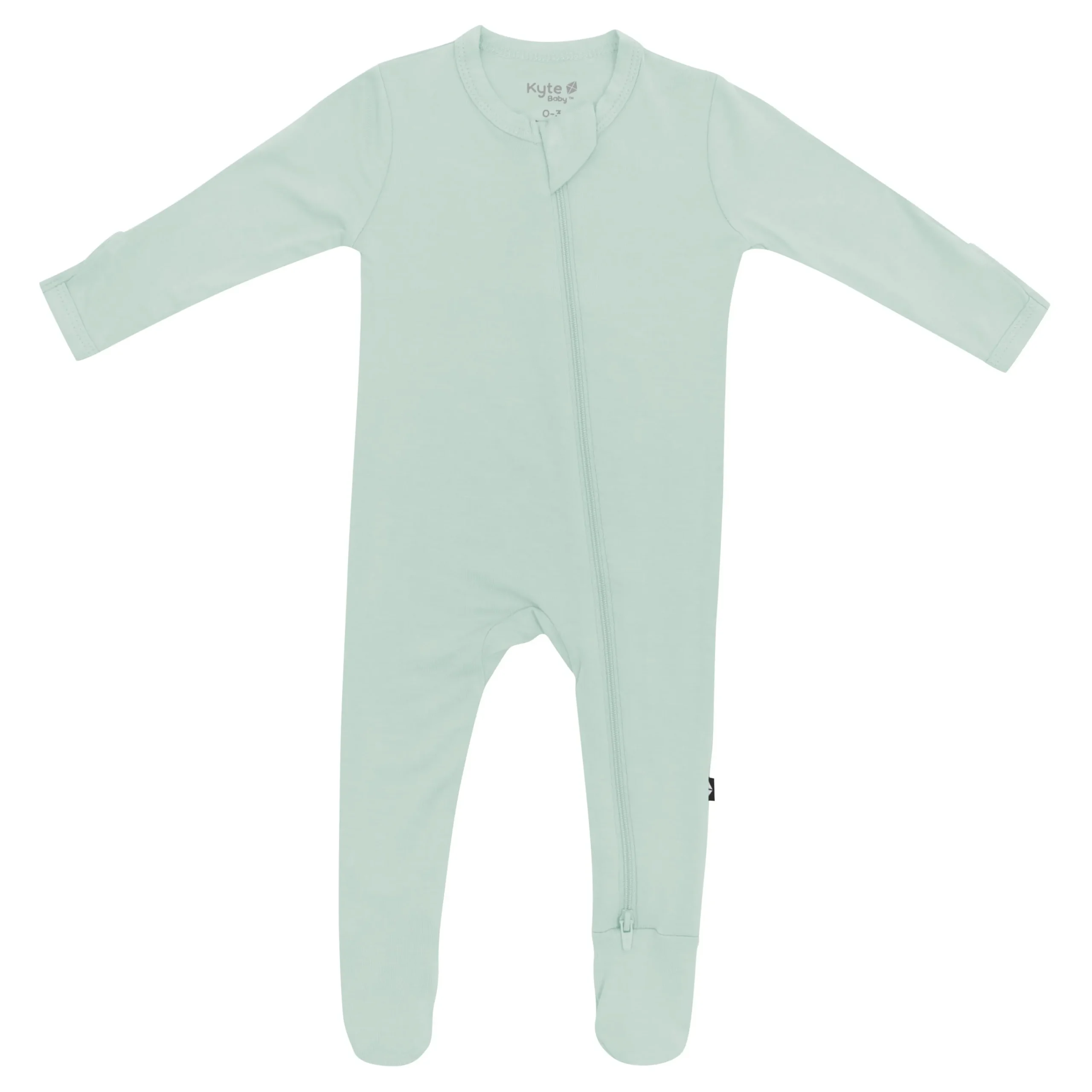 Kyte Baby Zippered Footie in Sage Sale