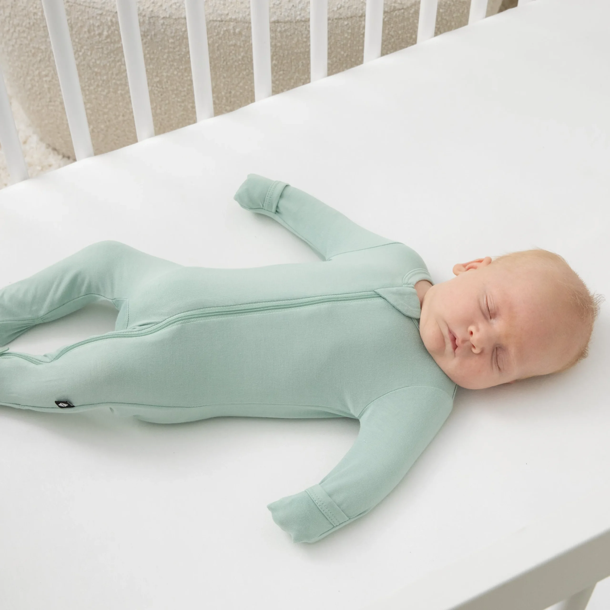 Kyte Baby Zippered Footie in Sage Sale