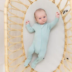 Kyte Baby Zippered Footie in Sage Sale