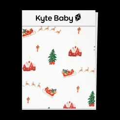 Kyte Baby Zippered Footie in Santa Sleigh Clearance