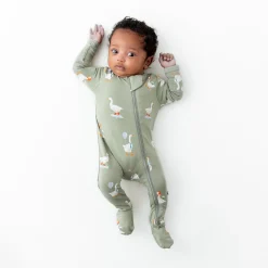 Kyte Baby Zippered Footie in Silly Goose Sale