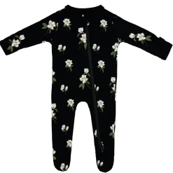 Kyte Baby Zippered Footie in Small Midnight Magnolia Outlet