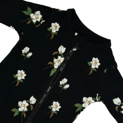 Kyte Baby Zippered Footie in Small Midnight Magnolia Outlet