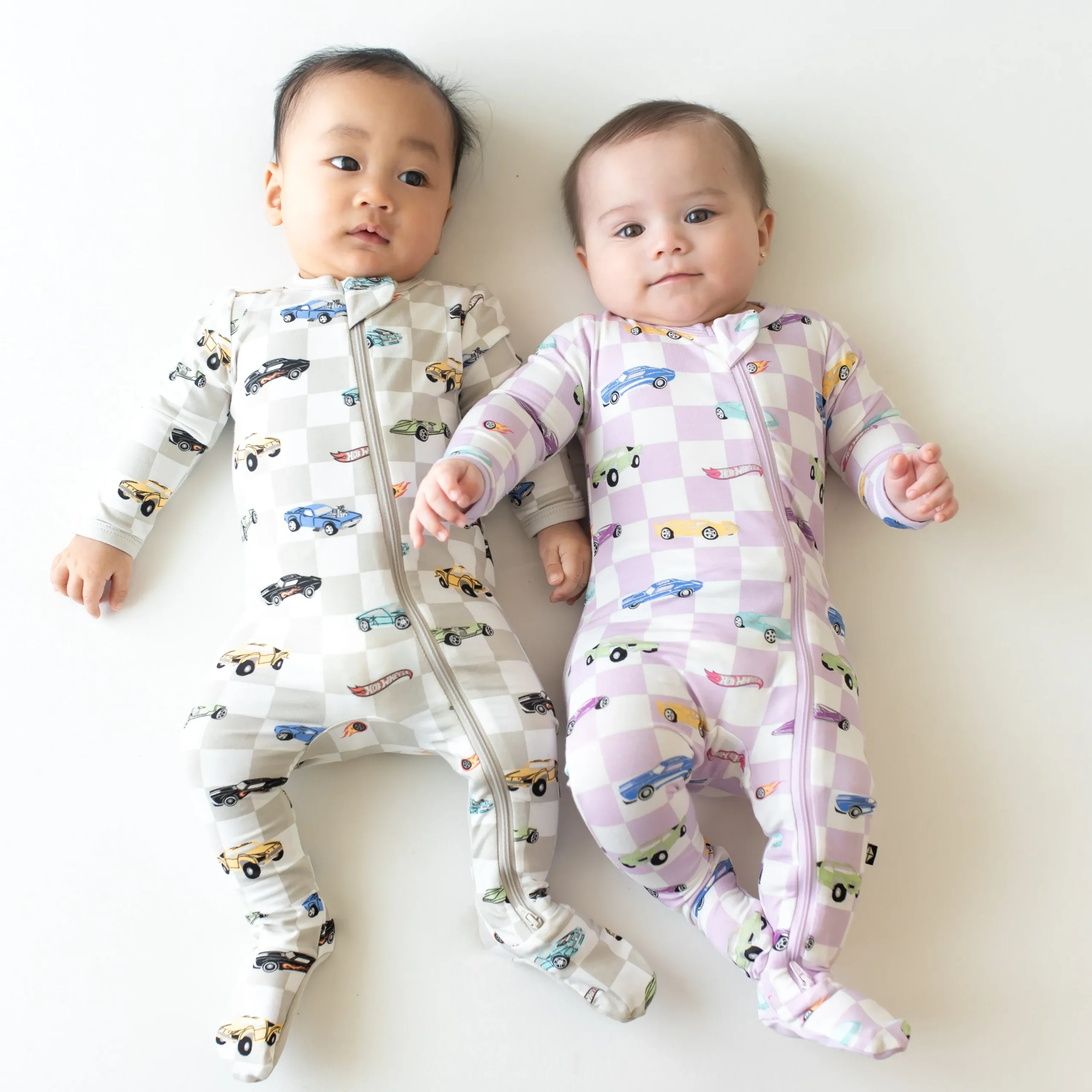 Kyte Baby Zippered Footie in Sparkles and Speed Outlet