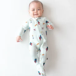 Kyte Baby Zippered Footie in Superman™ Hot