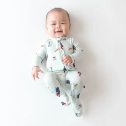 Kyte Baby Zippered Footie in Superman™ Hot