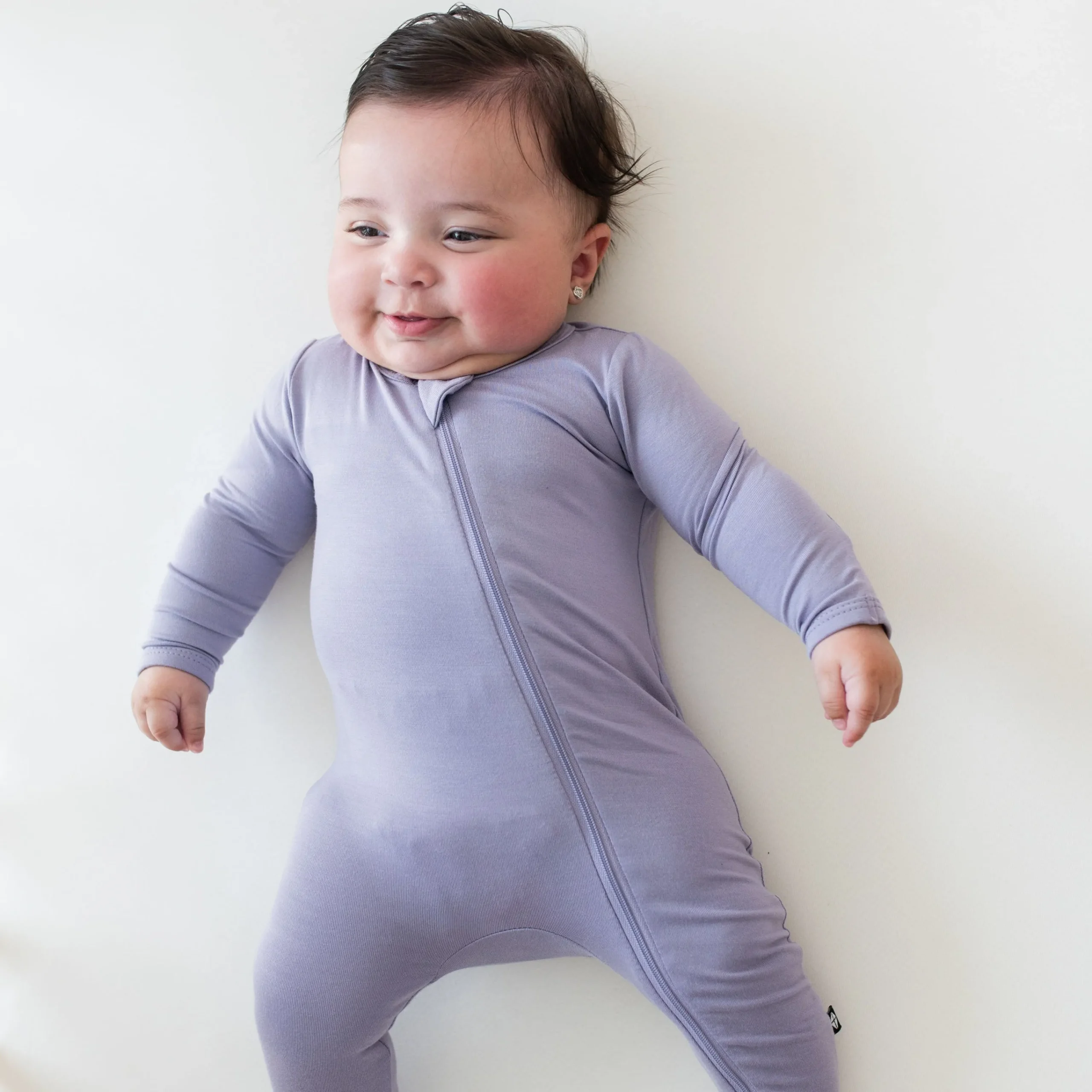 Kyte Baby Zippered Footie in Taro Clearance