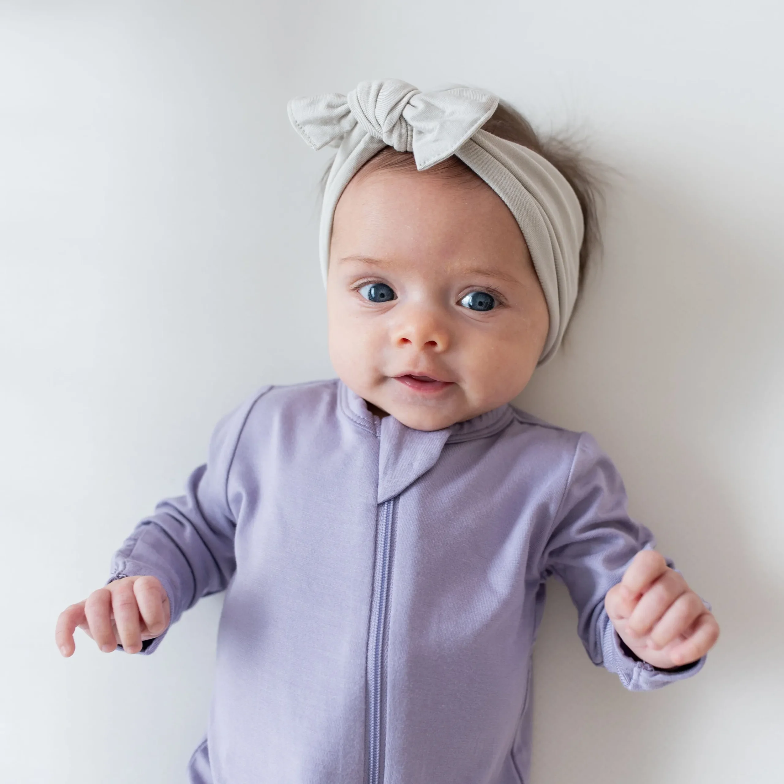 Kyte Baby Zippered Footie in Taro Clearance
