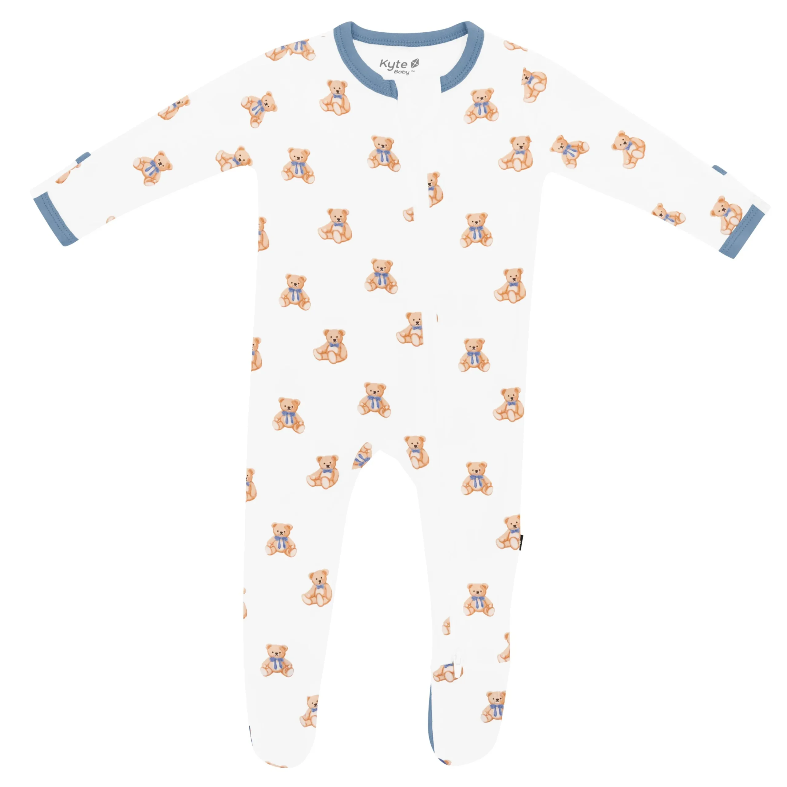 Kyte Baby Zippered Footie in Teddy Bear New