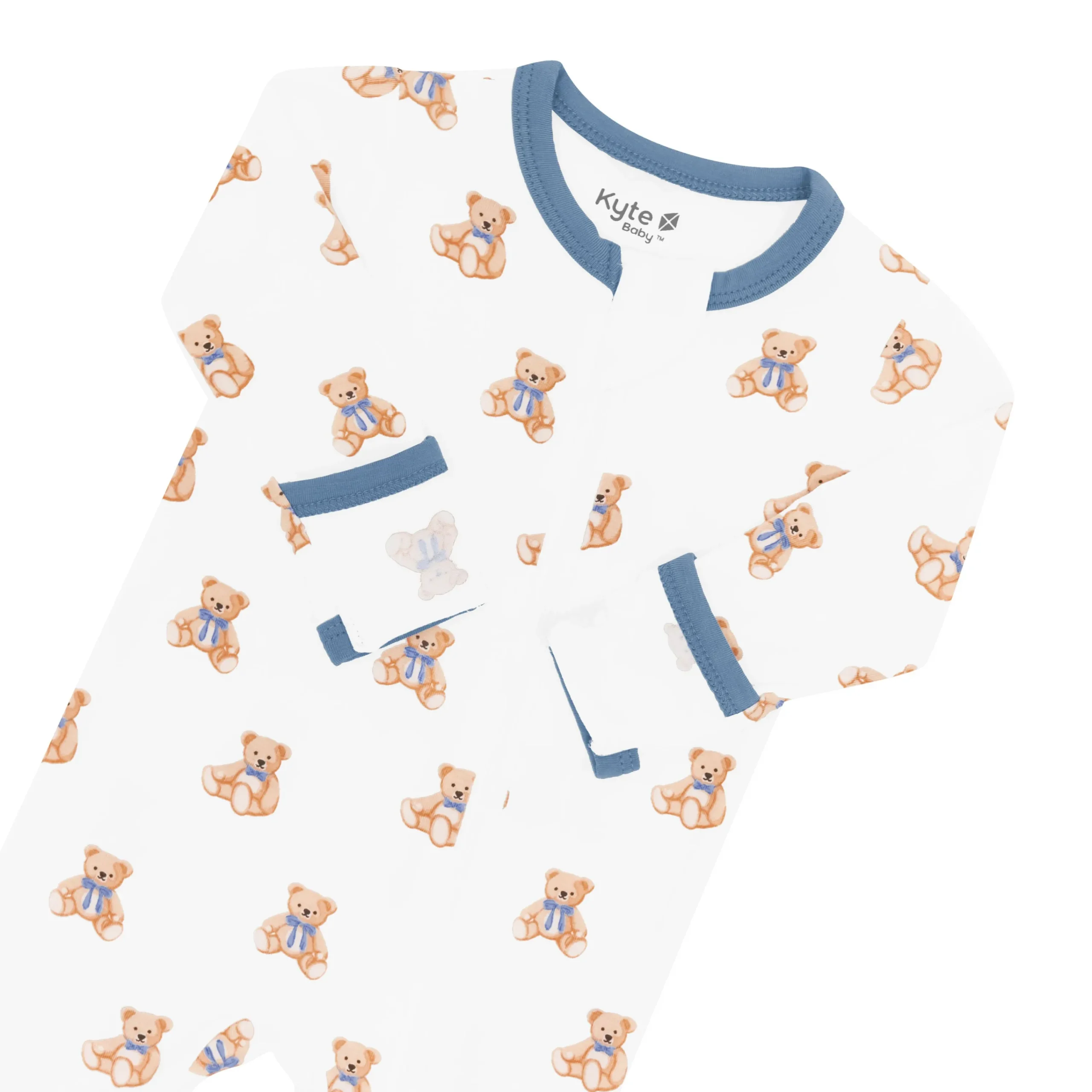 Kyte Baby Zippered Footie in Teddy Bear New